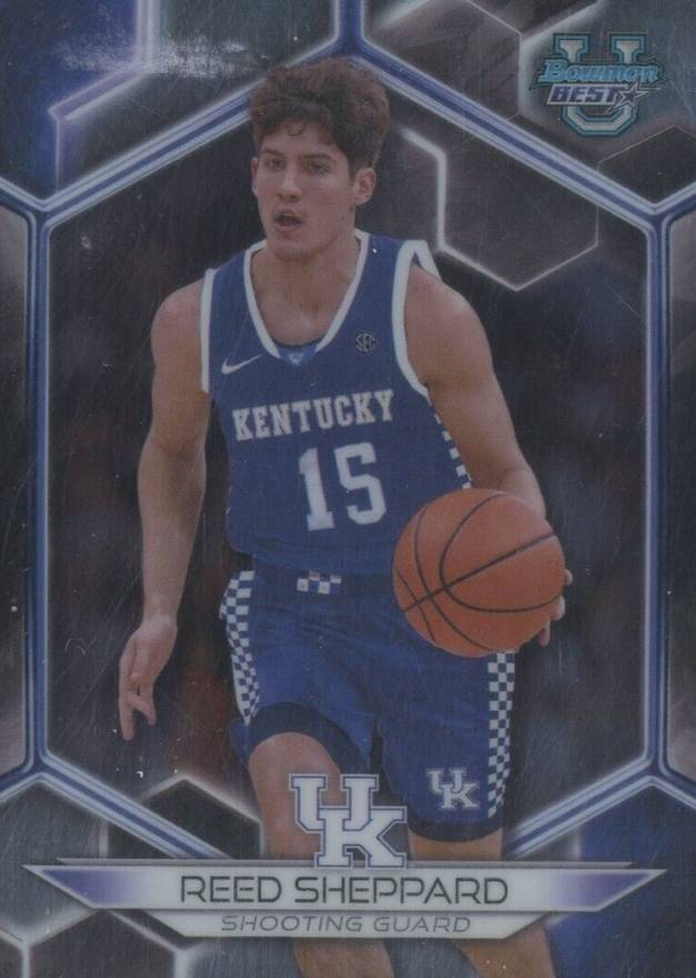 2023 Bowman University Best Reed Sheppard #42 Basketball Card