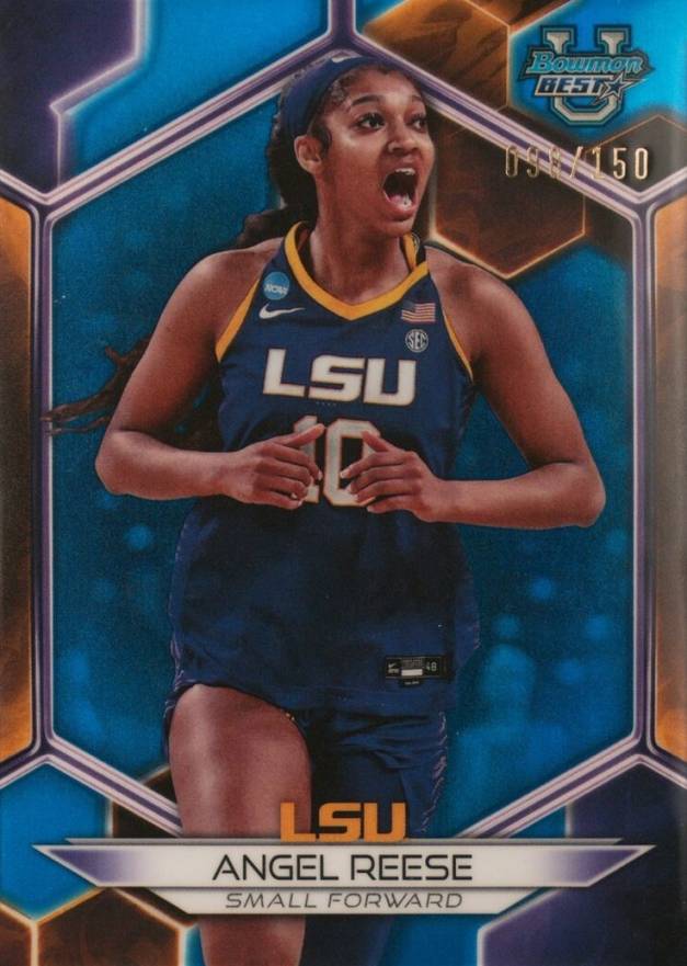 2023 Bowman University Best Angel Reese #44 Basketball Card