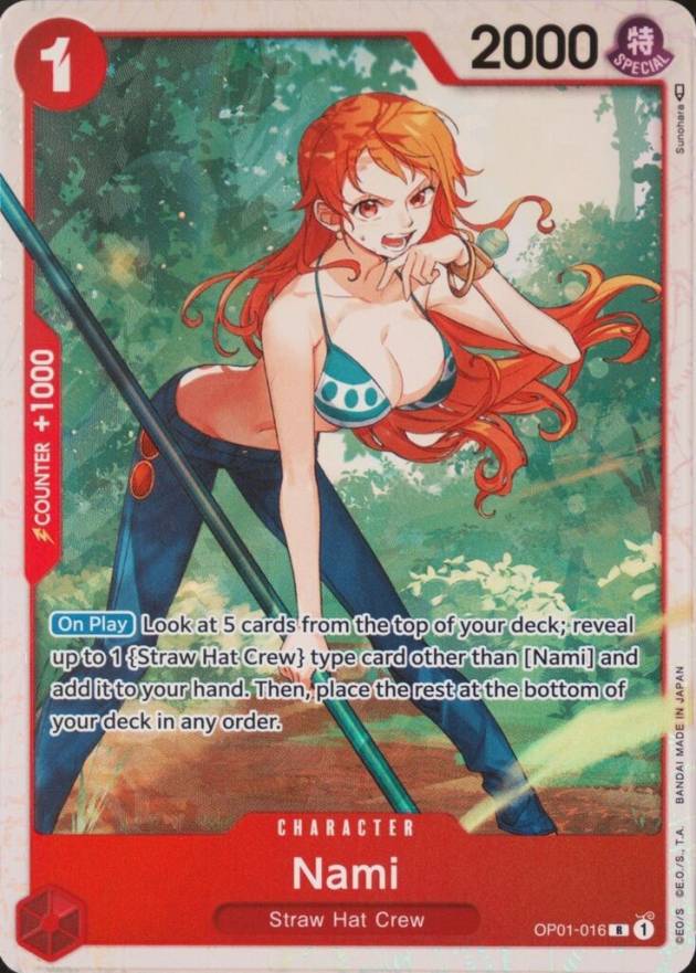 2023 One Piece Ultra Deck-the Three Captains Nami #016 TCG Card