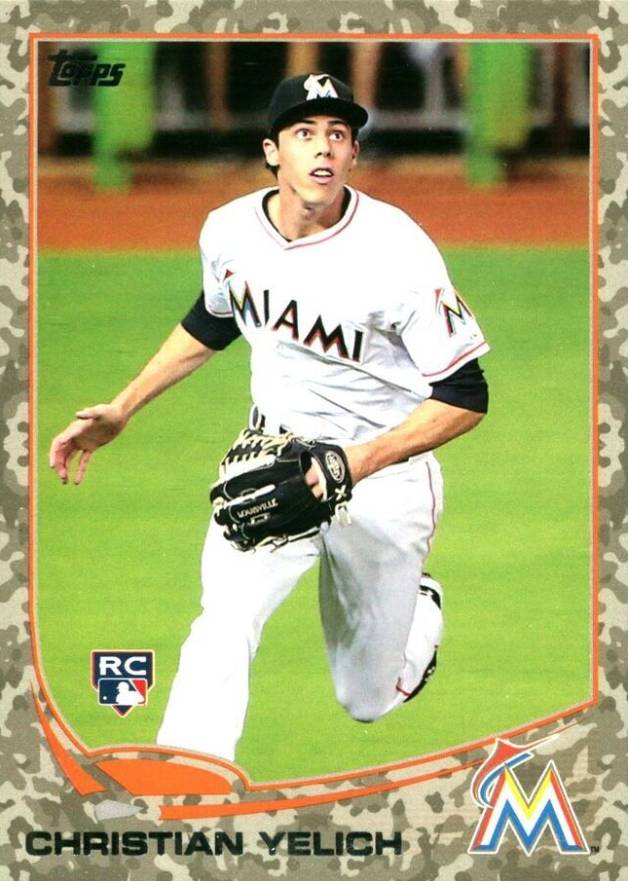 2013 Topps Update Christian Yelich #US290 Baseball Card