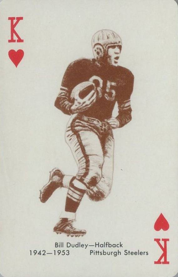 1963 Stancraft Playing Cards Bill Dudley # Football Card