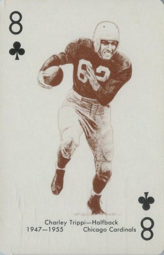 1963 Stancraft Playing Cards Charley Trippi # Football Card