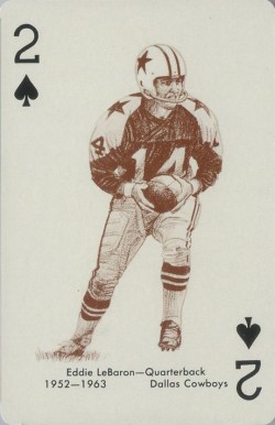 1963 Stancraft Playing Cards Eddie Lebaron # Football Card