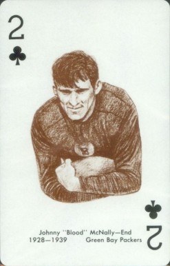 1963 Stancraft Playing Cards Johnny McNally # Football Card