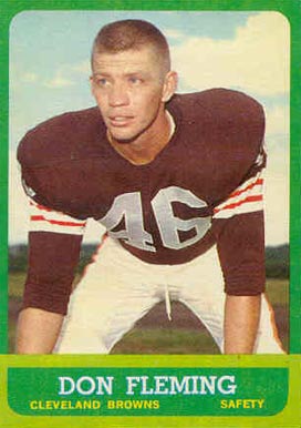 1963 Topps Don Fleming #22 Football Card