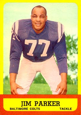 1963 Topps Jim Parker #5 Football Card