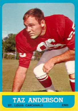 1963 Topps Taz Anderson #151 Football Card