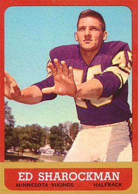 1963 Topps Ed Sharockman #105 Football Card