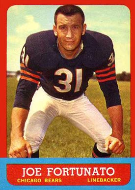 1963 Topps Joe Fortunato #69 Football Card