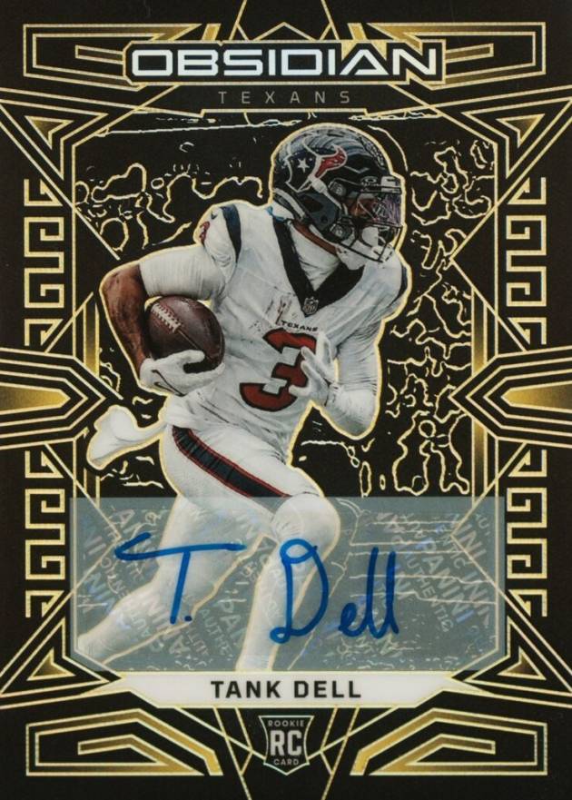 2023 Panini Obsidian Tank Dell #142 Football Card