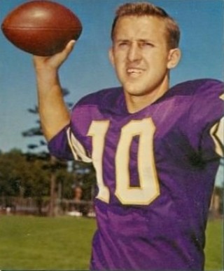 1964 Kahn's Wieners Fran Tarkenton #44 Football Card