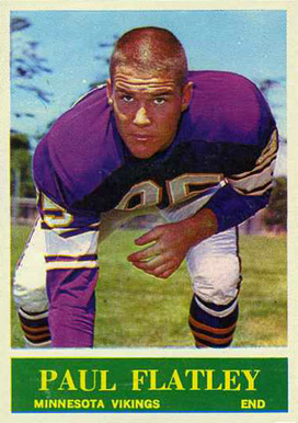 1964 Philadelphia Paul Flatley #102 Football Card