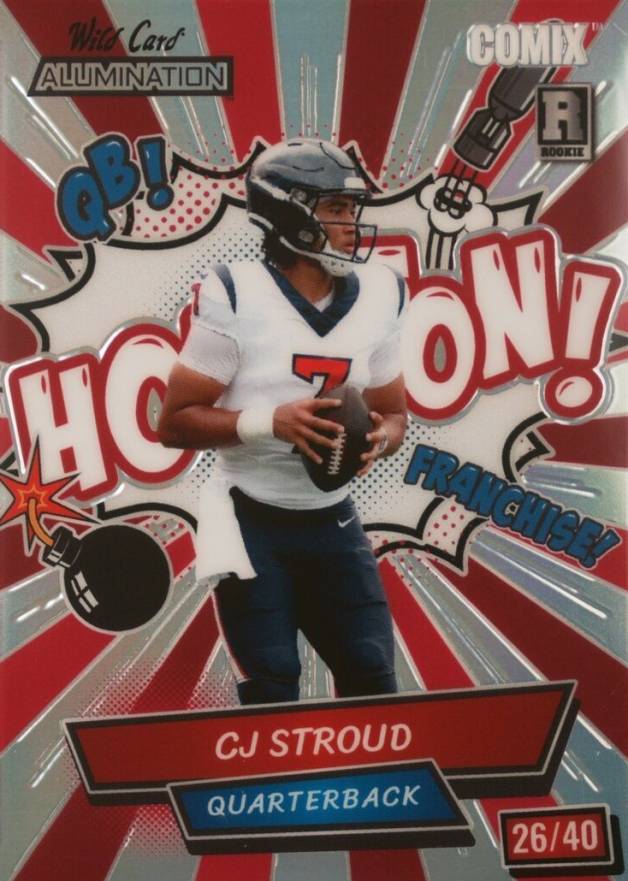 2023 Wild Card Alumination Comix CJ Stroud Edition CJ Stroud #ACCS Football Card