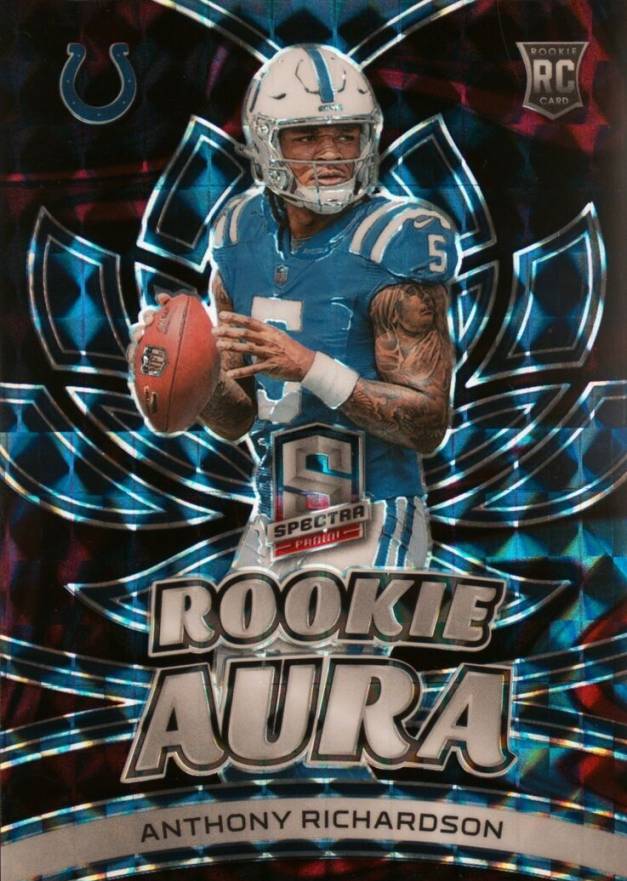 2023 Panini Spectra Rookie Aura Anthony Richardson #RAAR Football Card