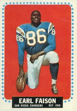 1964 Topps Earl Faison #157 Football Card