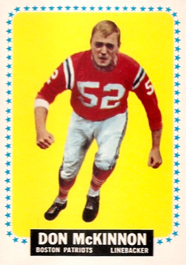 1964 Topps Don McKinnon #14 Football Card