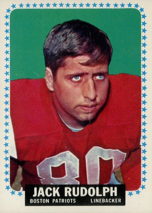 1964 Topps Jack Rudolph #19 Football Card