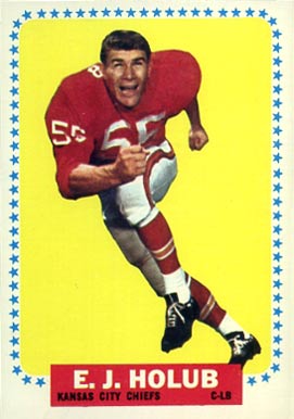 1964 Topps E.J. Holub #100 Football Card