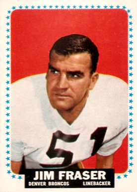 1964 Topps Jim Fraser #45 Football Card