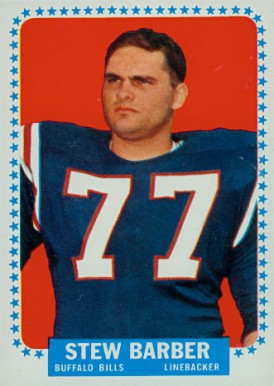 1964 Topps Stew Barber #23 Football Card