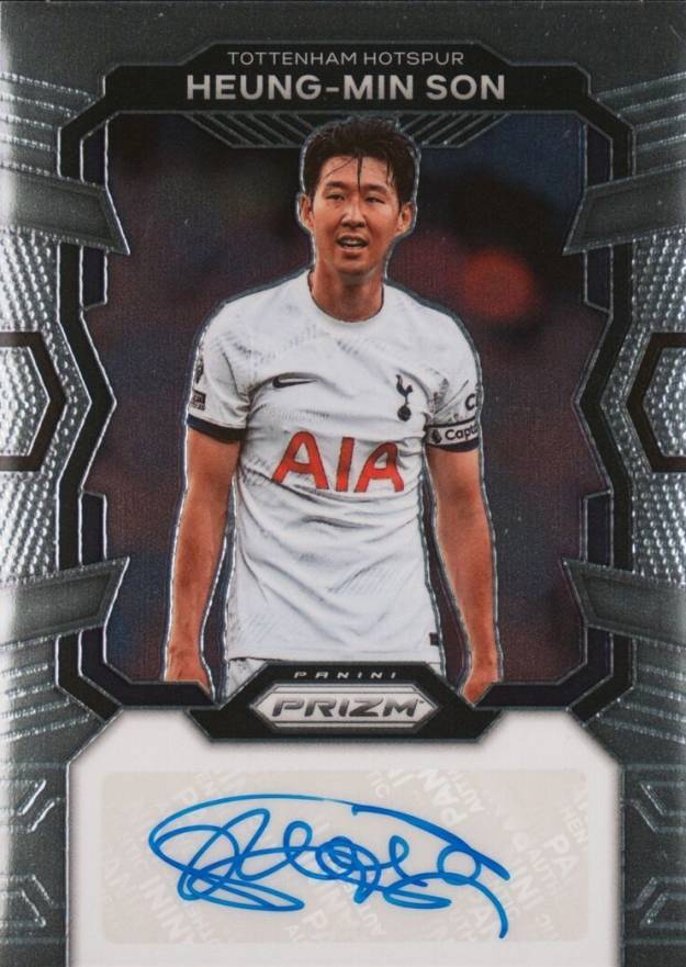 2023 Panini Prizm Premier League Signatures Heung-Min Son #SHMS Soccer Card