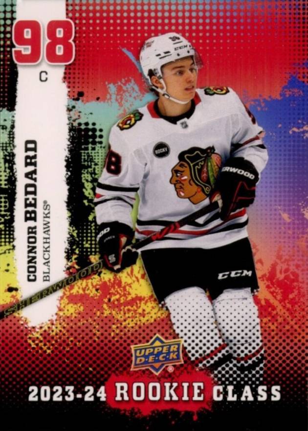 2023 Upper Deck Rookie Commemorative Class Connor Bedard #RC21 Hockey Card