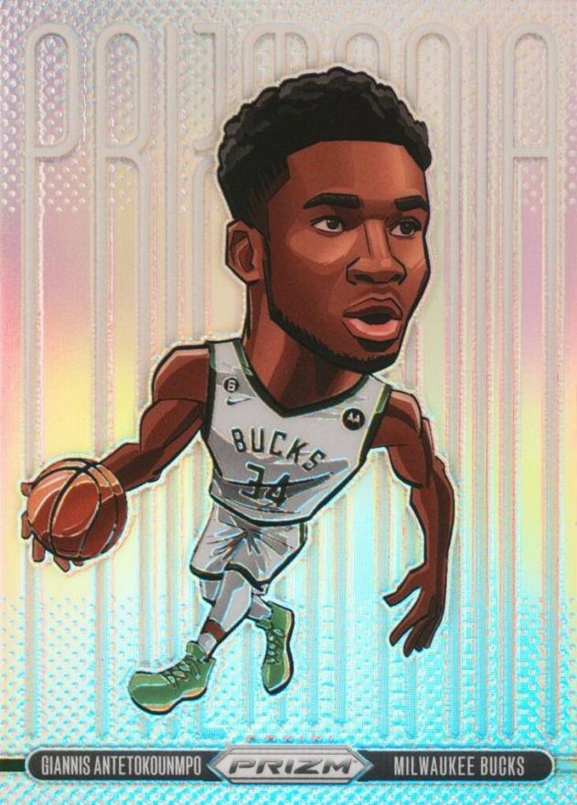 2023 Panini Prizm Prizmania Giannis Antetokounmpo #4 Basketball Card