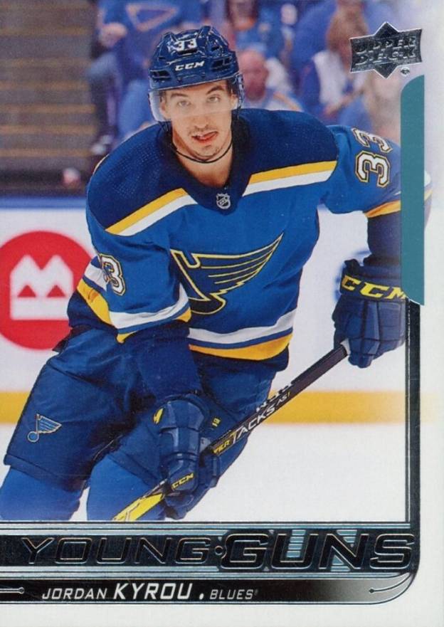 2018 Upper Deck Jordan Kyrou #241 Hockey Card