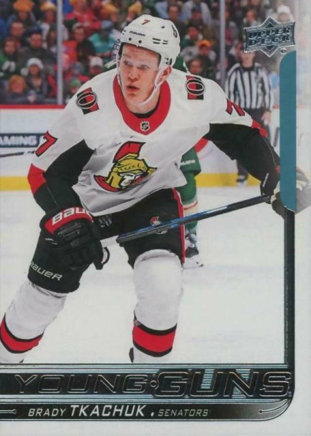 2018 Upper Deck Brady Tkachuk #499 Hockey Card