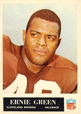 1965 Philadelphia Ernie Green #34 Football Card