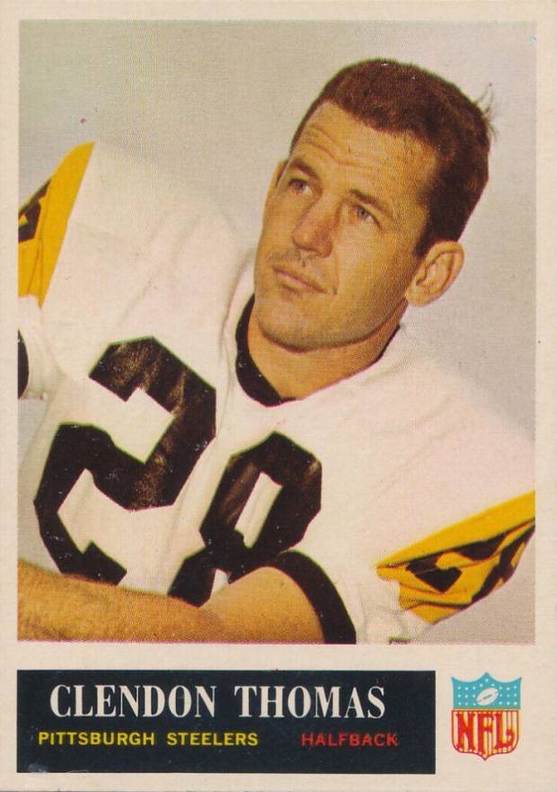 1965 Philadelphia Clendon Thomas #153 Football Card