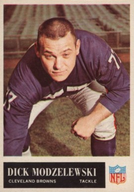 1965 Philadelphia Dick Modzelewski #36 Football Card