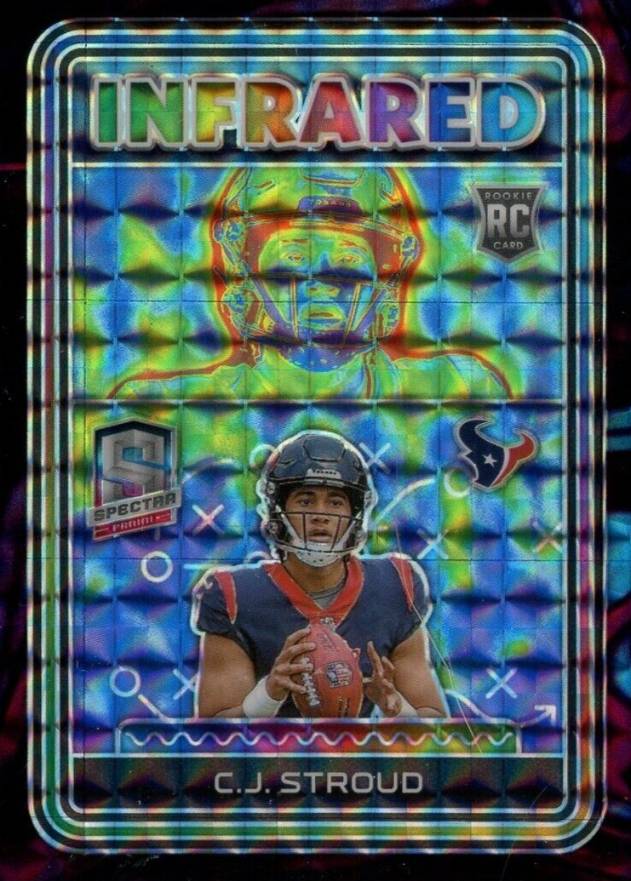 2023 Panini Spectra Infrared CJ Stroud #ICJS Football Card