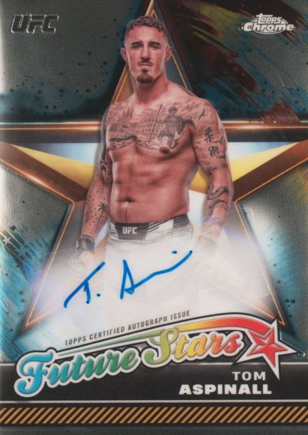 2024 Topps Chrome UFC Future Stars Autographs Tom Aspinall #FSATAS Other Sports Card