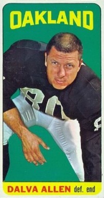 1965 Topps Dalva Allen #132 Football Card