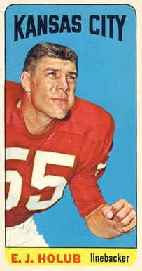 1965 Topps E.J. Holub #103 Football Card