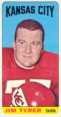 1965 Topps Jim Tyrer #110 Football Card