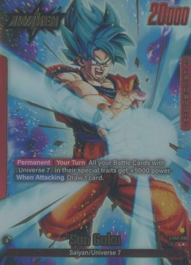 2024 Dragon Ball Super Card Game Fusion World Awakened Pulse Son Goku #FB01-001 TCG Card