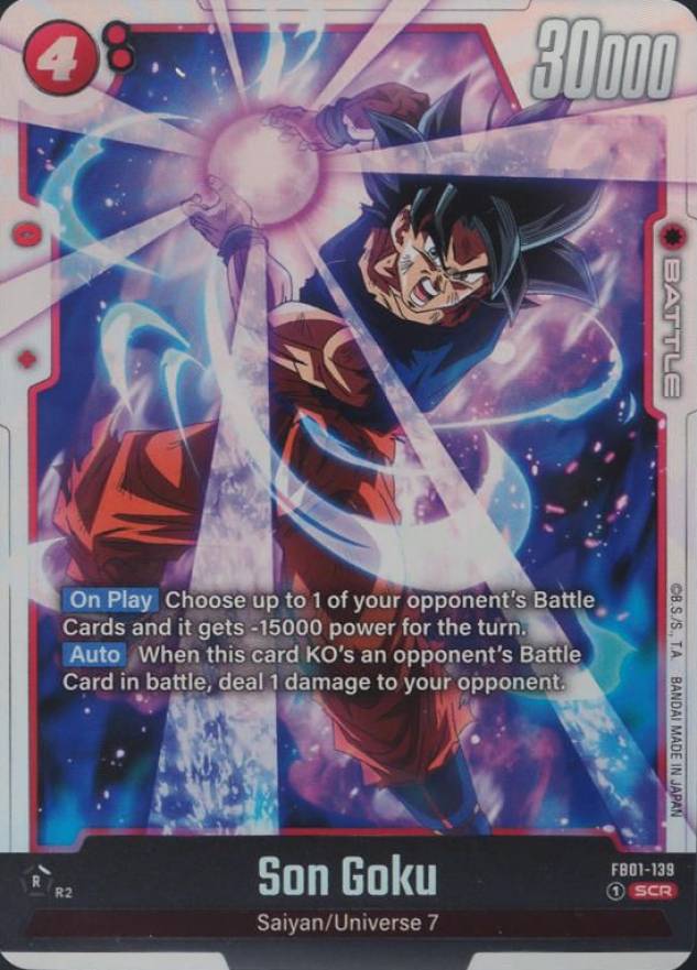 2024 Dragon Ball Super Card Game Fusion World Awakened Pulse Son Goku #FB01-139 TCG Card