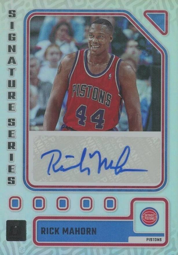 2023 Panini Donruss Signature Series Rick Mahorn #SSMAH Basketball Card