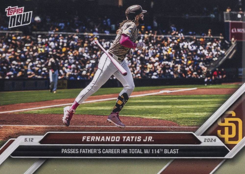 2024 Topps Now Fernando Tatis Jr. #182 Baseball Card