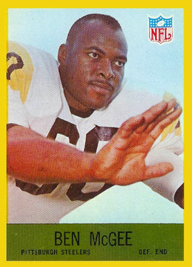 1967 Philadelphia Ben McGee #154 Football Card