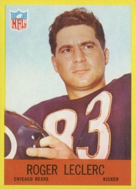 1967 Philadelphia Roger Leclerc #31 Football Card