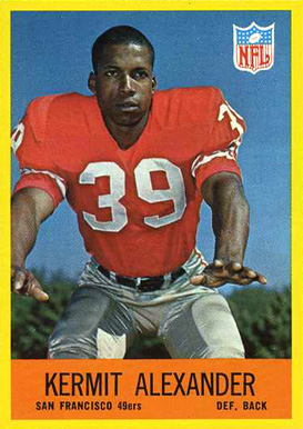 1967 Philadelphia Kermit Alexander #170 Football Card