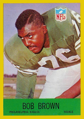 1967 Philadelphia Bob Brown #135 Football Card