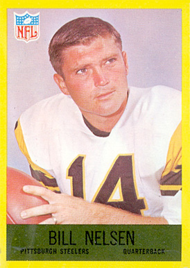 1967 Philadelphia Bil Nelsen #155 Football Card