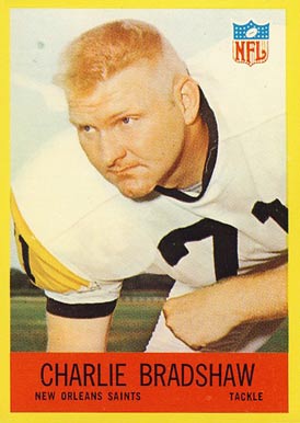 1967 Philadelphia Charley Bradshaw #122 Football Card