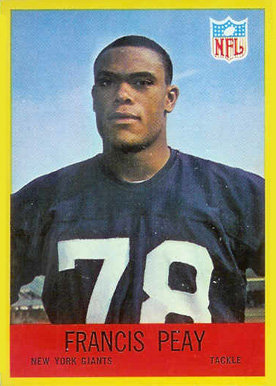 1967 Philadelphia Francis Peay #117 Football Card