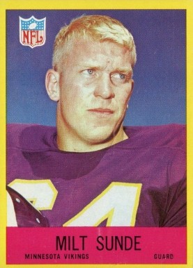 1967 Philadelphia Milt Sunde #105 Football Card