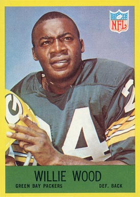 1967 Philadelphia Willie Wood #83 Football Card